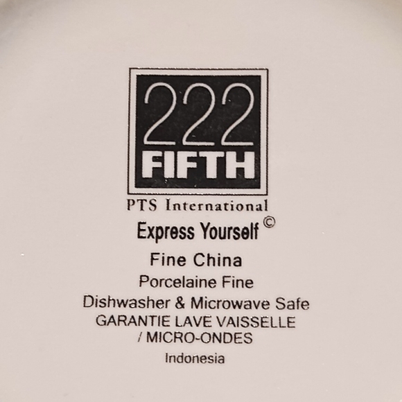 EXPRESS YOURSELF Tall Fine Porcelain Mug. By: 222 FIFTH PTS International. - Picture 7 of 13